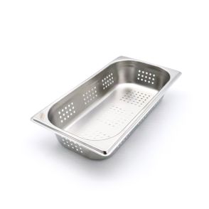 Recipient Gastronorm - GN 1/3 - 6,5 cm Adâncime - Oțel Inoxidabil - Perforat