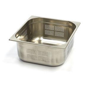 Recipient Gastronorm - GN 2/3 - 15 cm Adâncime - Oțel Inoxidabil - Perforat