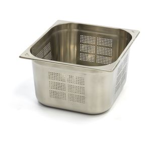 Recipient Gastronorm - GN 2/3 - 20 cm Adâncime - Oțel Inoxidabil - Perforat