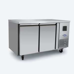 Masă Refrigerată cu 2 Uși și Placă de Lucru